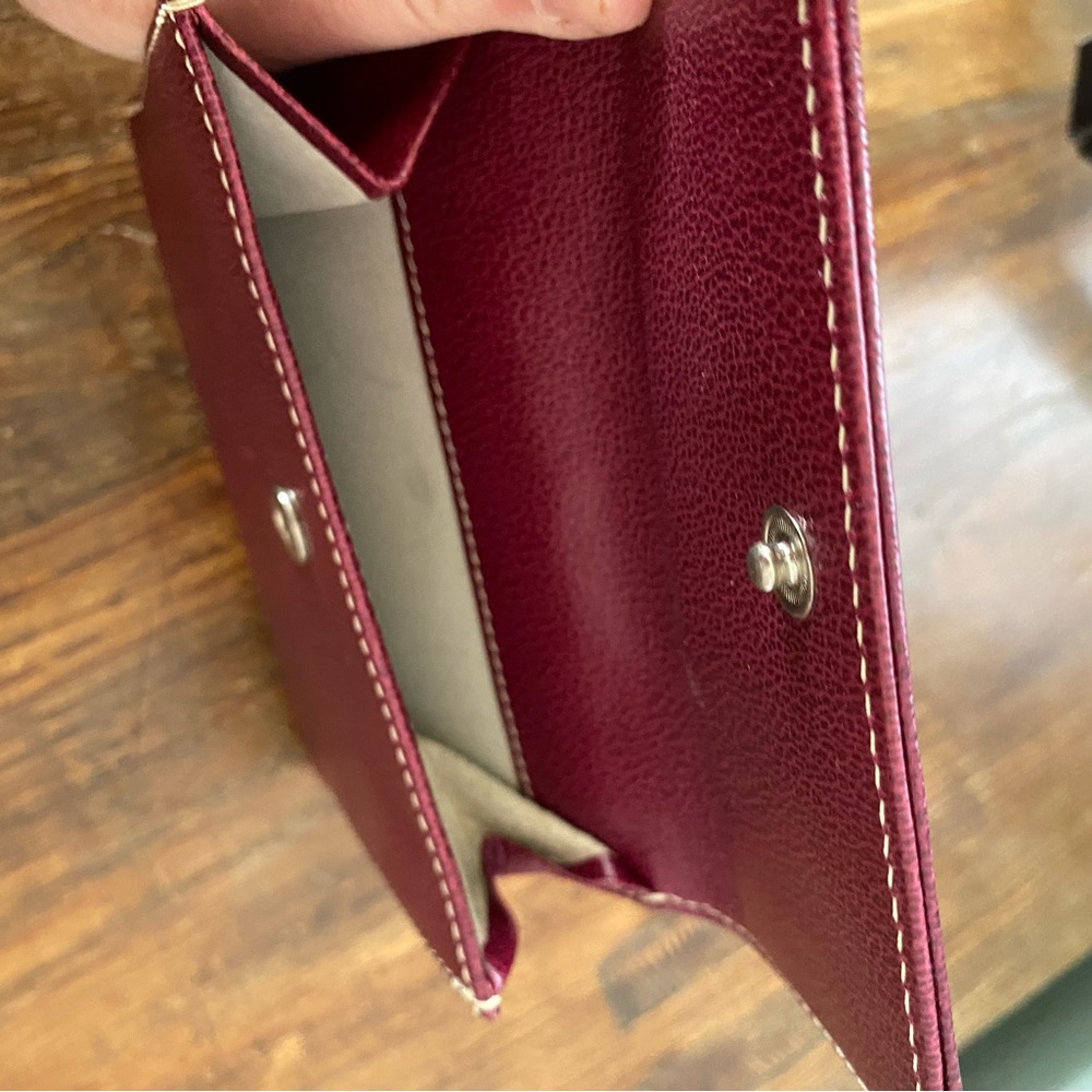 Kate Spade Travis Satchel in Raspberry Leather with Wallet - Picture 11 of 12